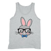 XtraFly Apparel Men's Rabbit Nerd EyeGlasses Easter Tank-Top