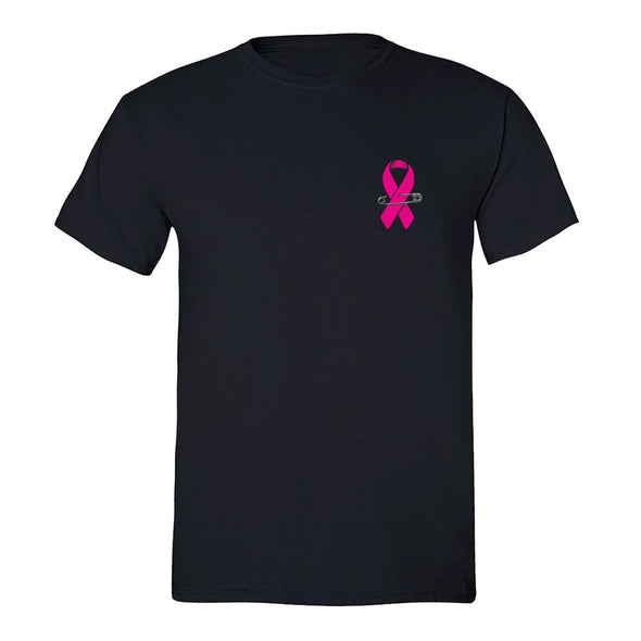 XtraFly Apparel Men's Breast Cancer Awareness Crewneck Short Sleeve T-shirt