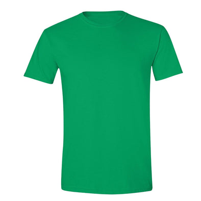 XtraFly Apparel Men's Active Plain Basic Crewneck Short Sleeve T-shirt Green