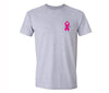 XtraFly Apparel Men's Breast Cancer Awareness Crewneck Short Sleeve T-shirt