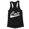 XtraFly Apparel Women's Cali Bear CA California Pride Racer-back Tank-Top