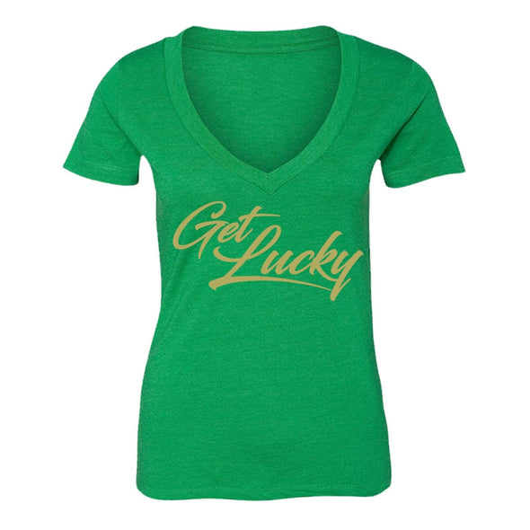 XtraFly Apparel Shamrock Clover St. Patrick's Matching Couples Short Sleeve T-shirt