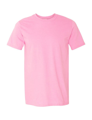 XtraFly Apparel Men's Active Plain Basic Crewneck Short Sleeve T-shirt Light Pink