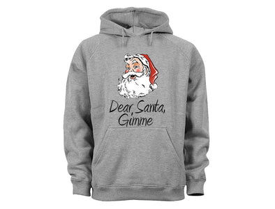 XtraFly Apparel Dear Santa Gimme Ugly Christmas Hooded-Sweatshirt Pullover Hoodie