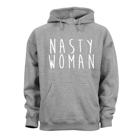 XtraFly Apparel Nasty Woman Rights Novelty Gag Hooded-Sweatshirt Pullover Hoodie