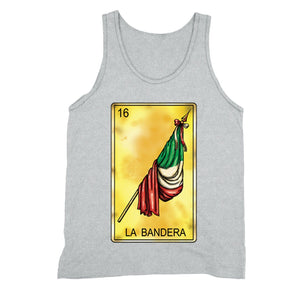 XtraFly Apparel Men's Loteria La Bandera Flag Mexican Heritage Tank-Top