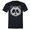 XtraFly Apparel Men's Panda Sugarskull Skulls Day Of Dead Crewneck Short Sleeve T-shirt