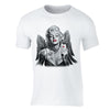 XtraFly Apparel Men's Selfie Angel Wings Marilyn Monroe Crewneck Short Sleeve T-shirt