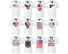 XtraFly Apparel Men's American Flag Distressed 4th of July Crewneck Short Sleeve T-shirt