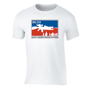 XtraFly Apparel Men's MLZH Major League Zombie 2nd Amendment Crewneck Short Sleeve T-shirt