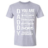 XtraFly Apparel Men's Funny Gift Father's Day Crewneck Short Sleeve T-shirt