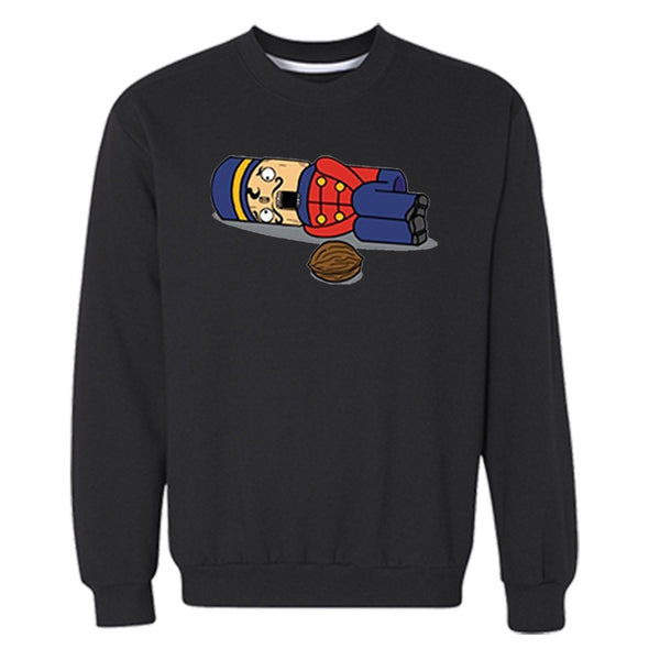 XtraFly Apparel Nutcracker Soldier Ugly Christmas Pullover Crewneck-Sweatshirt