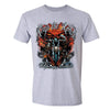 XtraFly Apparel Men's Reap The Road Skull Biker Motorcycle Crewneck Short Sleeve T-shirt