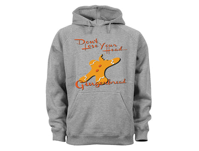 XtraFly Apparel Gingerbread Don't Lose Ugly Christmas Hooded-Sweatshirt Pullover Hoodie
