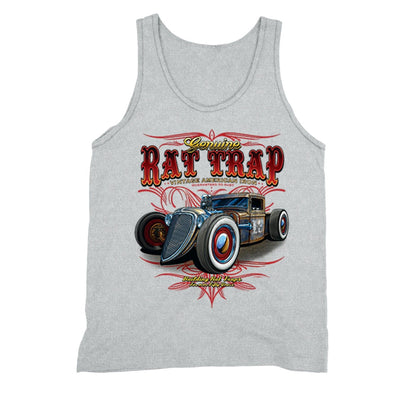 XtraFly Apparel Men's Genuine Rat Trap American Car Truck Garage Tank-Top