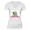 XtraFly Apparel Women's Lion Judah Rasta Reggae California Pride V-neck Short Sleeve T-shirt