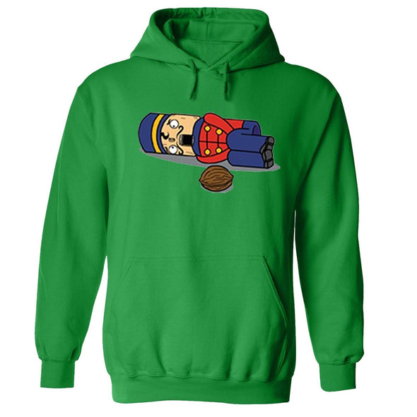 XtraFly Apparel Nutcracker Soldier Ugly Christmas Hooded-Sweatshirt Pullover Hoodie