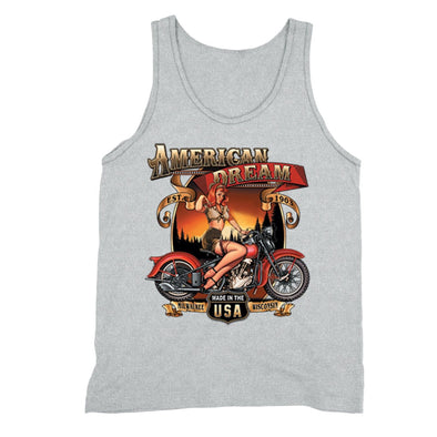 XtraFly Apparel Men's American Dream Milwauke Biker Motorcycle Tank-Top