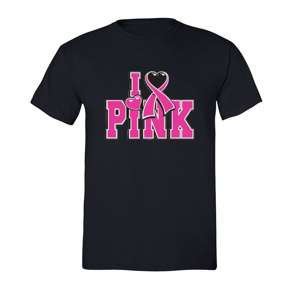 XtraFly Apparel Men's Breast Cancer Awareness Crewneck Short Sleeve T-shirt