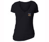 XtraFly Apparel Women's Some Gave All Eagle Pocket Military Pow Mia V-neck Short Sleeve T-shirt