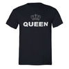 XtraFly Apparel Men's Queen Silver Crown Matching Couples Crewneck Short Sleeve T-shirt
