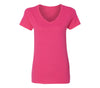 XtraFly Apparel Women's Active Plain Basic V-neck Short Sleeve T-shirt