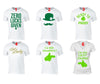 XtraFly Apparel Shamrock Clover St. Patrick's Matching Couples Short Sleeve T-shirt