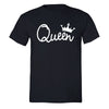 XtraFly Apparel Men's Queen White Crown Matching Couples Crewneck Short Sleeve T-shirt