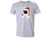 XtraFly Apparel Men's Let It Snow Pug Ugly Christmas Crewneck Short Sleeve T-shirt