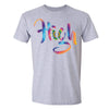 XtraFly Apparel Men's High Tie Dye 420  Crewneck Short Sleeve T-shirt