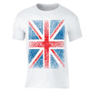 XtraFly Apparel Men's British UK Flag Union Memorial Day Crewneck Short Sleeve T-shirt