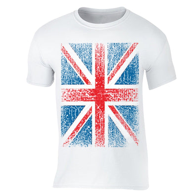 XtraFly Apparel Men's British UK Flag Union Memorial Day Crewneck Short Sleeve T-shirt