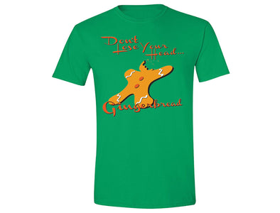 XtraFly Apparel Men's Gingerbread Don't Lose Ugly Christmas Crewneck Short Sleeve T-shirt