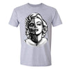 XtraFly Apparel Men's Zombie Skull Marilyn Monroe Crewneck Short Sleeve T-shirt