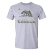 XtraFly Apparel Men's Paisley Bear CA California Pride Crewneck Short Sleeve T-shirt