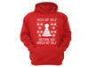 XtraFly Apparel Deck Yo' Self Tree Ugly Christmas Hooded-Sweatshirt Pullover Hoodie
