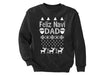 XtraFly Apparel Feliz Navi Dad Navidad Ugly Christmas Pullover Crewneck-Sweatshirt