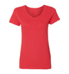 XtraFly Apparel Women's Active Plain Basic V-neck Short Sleeve T-shirt