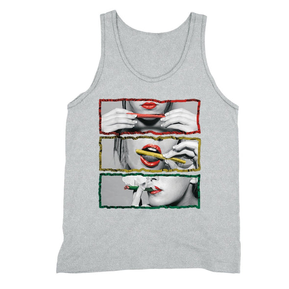 XtraFly Apparel Men's Roll Lick Smoke 420  Tank-Top