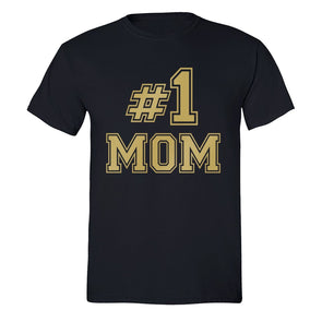 XtraFly Apparel Men's Number # 1 Mom Mother's Day Crewneck Short Sleeve T-shirt