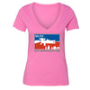 XtraFly Apparel Women's MLZH Major League Zombie 2nd Amendment V-neck Short Sleeve T-shirt