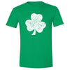 XtraFly Apparel Shamrock Clover St. Patrick's Matching Couples Short Sleeve T-shirt
