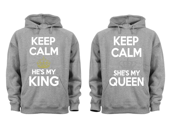 Couples Sweatshirts King And Queen Zip Up Hoodies King Queen