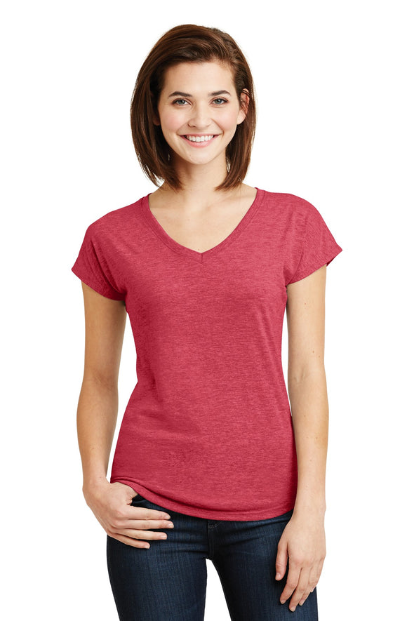 Anvil Ladies Tri-Blend V-Neck Tee