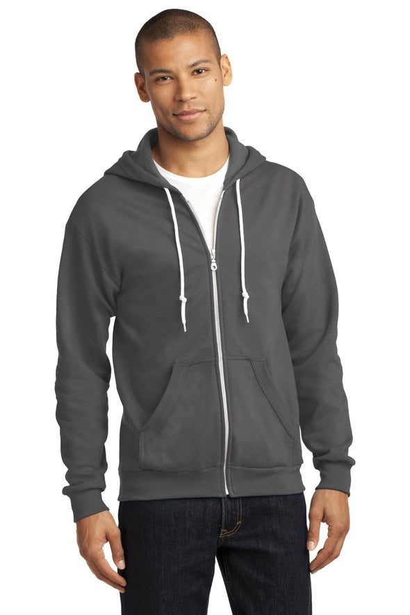 Anvil Full-Zip Hooded Sweatshirt