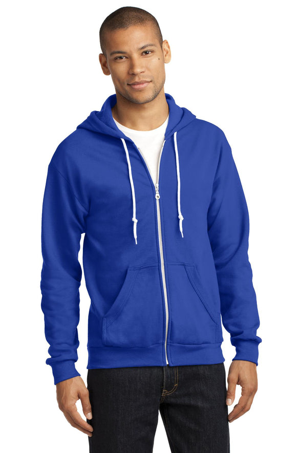 Anvil Full-Zip Hooded Sweatshirt