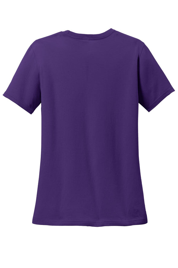 Anvil Women's Purple 100% Combed Ring Spun Cotton T-Shirt