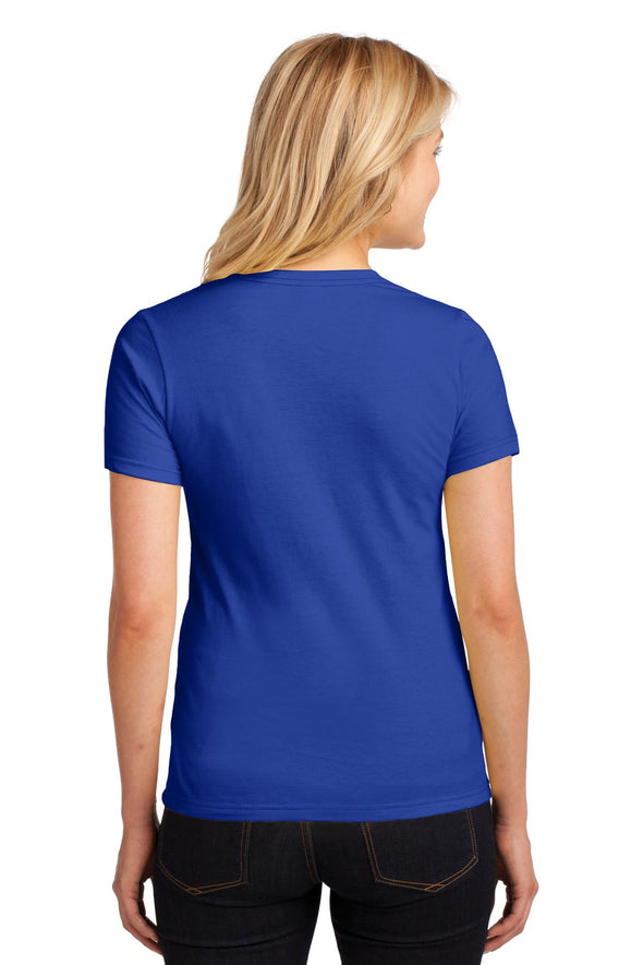 Anvil Women's Royal Blue 100% Combed Ring Spun Cotton T-Shirt