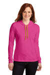 Anvil Ladies 100% Combed Ring Spun Cotton Long Sleeve Hooded T-Shirt