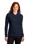 Anvil Ladies 100% Combed Ring Spun Cotton Long Sleeve Hooded T-Shirt